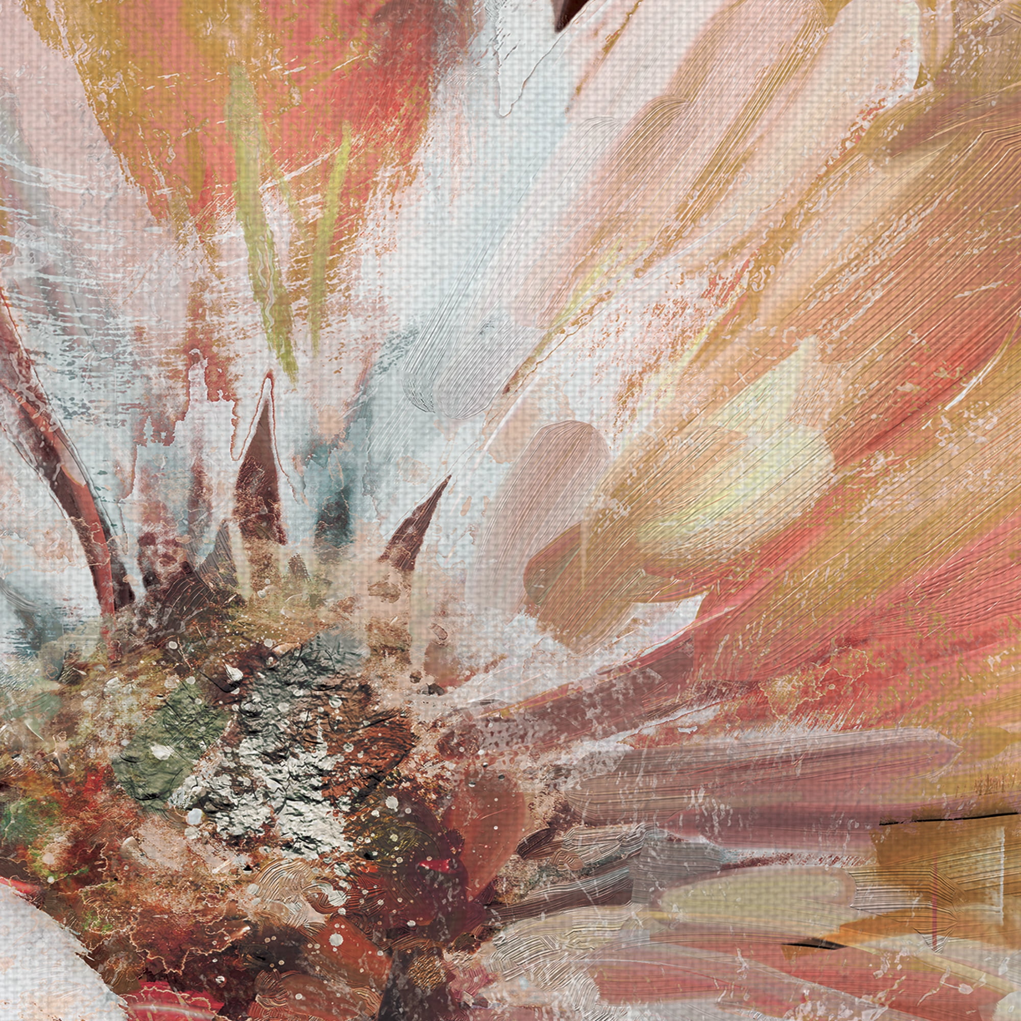 Masterpiece Art Gallery Precious Daisies Pink By Studio Arts Canvas Art Print 18" x 24"