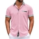 thumbnail image 2 of Men's Plaid Printed Button Short Sleeve Shirts Men's Casual Fashion Short Sleeve Shirts XL, 2 of 4