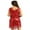 Red, variant on CHICTRY Womens Sparkling Sequins Tassels Latin Dance Dress Rumba Ballroom Costume