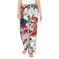thumbnail image 1 of Fotbe Colorful Mushrooms (2) Pantalones de Pijama para Mujer, Pantalones de Dormir, Pantalones Pj con Cordón y Bolsillos-XX-Large, 1 of 6