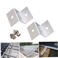 thumbnail image 4 of TAILTOSS 4Pack Solar Panel Roof Mounting Kit in Silver for DIY Users and Outdoor Solar System Setup, 4 of 7
