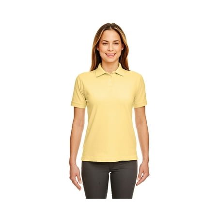 Red Classic Guitar - UltraClub Women's Classic Pique Polo Shirt, Style 8530