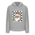 thumbnail image 4 of HOMBOM Gray Merry Christmas Sweatshirts for Womens Cute Santa Pullover Hoodies Funny Fleece Long Sleeve Womems Tops, 4 of 4