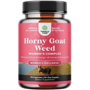Nature’s Craft Horny Goat Weed Women’s Complex Dietary Supplements, 90 Capsules