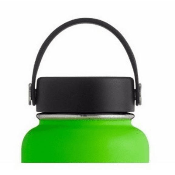 NuRich Hydro Wide Mouth Water Bottle Lid Flex Cap Compatible with Hydroflask, Simple Modern, Iron Flask