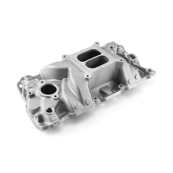 Speedmaster 1-147-031 Compatible with Chevy SBC 350 MidRise Aluminum Intake Manifold [Satin]