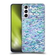 thumbnail image 1 of Head Case Designs Officially Licensed Micklyn Le Feuvre Marble Patterns Mosaic In Sapphire And Emerald Soft Gel Case Compatible with Samsung Galaxy S21+ 5G, 1 of 7