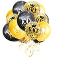 thumbnail image 1 of Globos SHUNTAI 100.º cumpleaños látex 12 pulgadas 15 unidades, 1 of 7