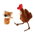 thumbnail image 4 of Muñeca de Animal de Peluche Zorro Macarena Juguetes de marionetas de dedo, 4 of 4