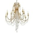 thumbnail image 2 of 12 Light Chandelier-Hand Cut Crystal Type-Antique Gold Finish   -Traditional Installation Crystorama Lighting Arc-1909-Ga-Cl-Mwp, 2 of 7
