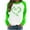 Green—Blouses—A, variant on Womens Long Sleeve Shirts Plus Size St. Patrick's Day Pullover Casual Crewneck Sweatshirts Lucky Greenest Outfit Green—BlousesXL