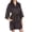 Black, variant on Women's Shadowline 4510 Charming Satin Wrap Robe (Black L/XL)