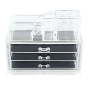 Freedom 2017 New 4 Layers Cosmetic Organizer Drawer Acrylic Jewellery Box Makeup Storage Case