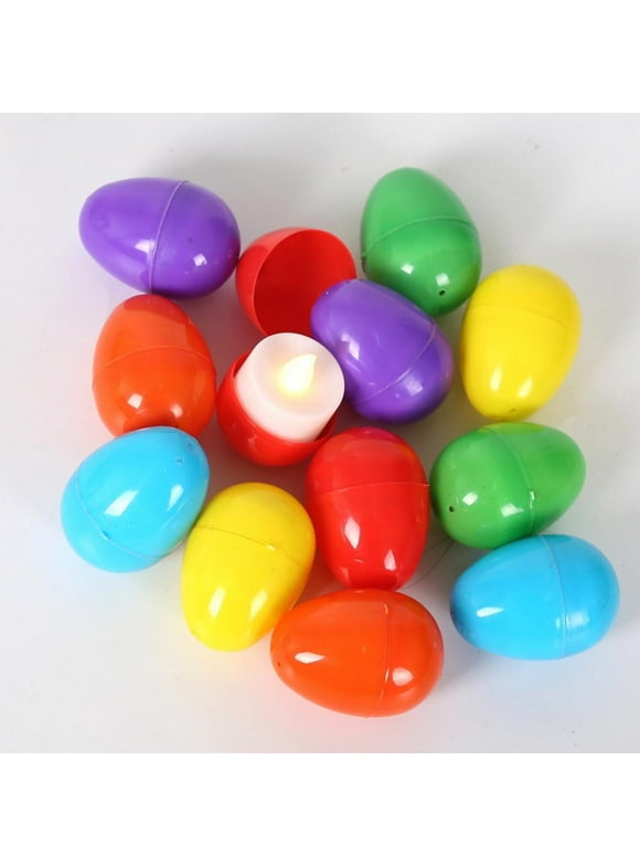 Bright Jumbo Easter Eggs Party Favors - 12 Pack
