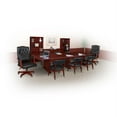 thumbnail image 2 of Regency Prestige 12 ft. Traditional Conference Table with Charging Port- Mahogany, 2 of 4