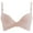 Pink, variant on Everyday Bras for Women Comfort Cute Front Bow Knot Liftup Bralettes Seamless Scalloped Adjustable Strap Bras