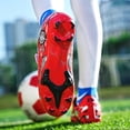 thumbnail image 5 of Zapatos de fútbol para niños Tacos Botas de fútbol atléticas Transpirables Profesionales para Interiores y Exteriores TF/AG-Rojo-28 Sincero Electrónica, 5 of 5