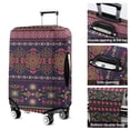 thumbnail image 5 of Purple Boho Tribal Floral and Mandalas Pattern Luggage Cover Fashion Suitcase Cover Baggage Covers Fit 25-28 Inch Luggage (Go Travel), 5 of 5