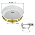 thumbnail image 2 of Unique Bargains Mason Jar Lids, 16 Pack - Tinplate Canning Lids Regular Mouth Leak Proof Fits Storage Jars (Gold), 2 of 6