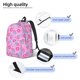 thumbnail image 3 of Balery Donuts Mochila Clásica Impresa Básica para Viaje, Mochila Escolar Resistente al Agua, Mochila de Lona con Correas Ajustables-Medium, 3 of 5