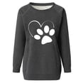 thumbnail image 1 of VBARHMQRT Sweat à Capuche Zippé pour Femmes Pull Col Rond Manches Longues Blouse Légère Blouse Décontractée, 1 of 4