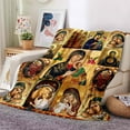 thumbnail image 3 of 1pc Virgin Mary Blanket, Warm And Soft Lightweight Flannel Throw For Sofa, Bed, Travel, Camping, Livingroom, Office, Couch, Chair, And Bed, 3 of 5