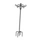 thumbnail image 5 of Gancho de pastores para poste alimentador de pájaros al aire libre, soporte de Metal con perchas dobles para colgar linterna, decoración de boda, Altura 274cm, 5 of 9