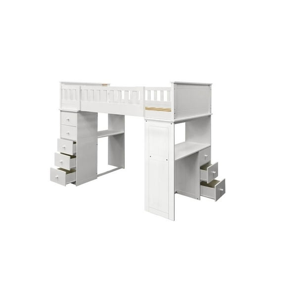 Acme Willoughby White Loft Bed