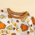 thumbnail image 3 of Toddler Baby Girls Halloween Clothes Kid Girl Cute Pumpkin Print Outfits Pullover Sweatshirts And Flare Trouser Setsize80cm)suggest Age: 6-12 Months, 3 of 4