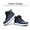BLUE/BLACK, variant on Boys Girls High-Top Court Kicks Kids LilLegends JuniorFly Jumpers Athletic Shoes for School Gym & Game Time