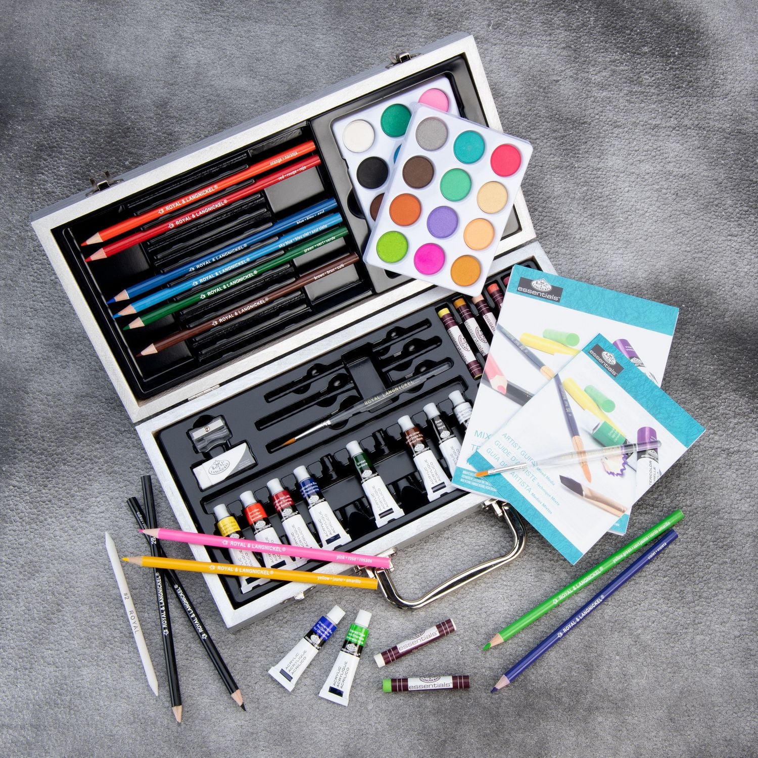 Royal & Langnickel Essentials Mixed Media Beginners Art Set, 85pc