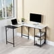 thumbnail image 2 of Escritorio de Computadora Mesa Gamer Blanco FurnitureR moderno, 2 of 5