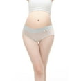 thumbnail image 2 of Tejiojio Maternity,Labor,Nursing Clothing Clearance Women's Low Waist Non-marking Pure Color Maternity Underwear, 2 of 9
