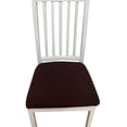 thumbnail image 3 of elásticas s, antideslizantes, protector de asiento de silla, s de comedor Café Zulema Funda de asiento, 3 of 8