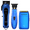 Blue, variant on Supreme Trimmer 3-in-1 Barber Bundle | Hair Clipper, DLC Trimmer & Crunch Lite Foil Shaver | Professional Beard Trimmer Men’s Clipper Kit | Blue