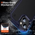thumbnail image 2 of Funda para iPhone 14 Plus, doble capa de protección, a prueba de golpes, con protección para pantalla y cámara., 2 of 5