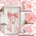 thumbnail image 4 of Large Pink Bow for Coquette Room Decor, 40x24 In Satin Ribbon Tie Coquette Birthday Decorations, Giant Pastel Pink Hanging Wall Decor for Ballerina Girl Just Want to Be One (Intern, 4 of 5