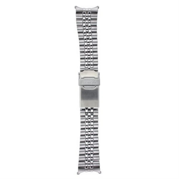 Seiko Watch Band 22mm Stainless Steel Curved Ends
