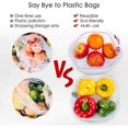 thumbnail image 4 of Set of 15 reusable produce bags, eco-friendly, washable, 4 of 5