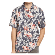 $138Tommy Bahama Jambo Fronds Short-Sleeve Woven Shirt, 2XLB/2TGG
