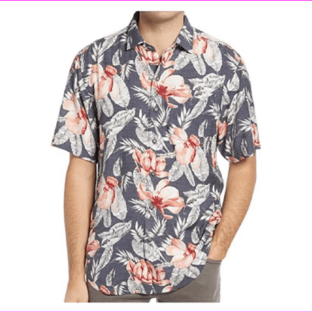 $138Tommy Bahama Jambo Fronds Short-Sleeve Woven Shirt, 2XLB/2TGG