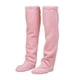 thumbnail image 3 of Calcetines peludos hasta la rodilla para mujer, cómodos y súper suaves para el dormitorio Rosa S, 3 of 9