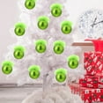 thumbnail image 6 of Kbndieu Lime Green Furry Christmas Ball Ornaments for Tree 12Pcs 3.14" Christmas Hanging Decorations Ornaments Shatterproof Green Christmas Tree Balls for Christmas Party Decor, 6 of 7