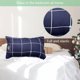 thumbnail image 3 of Juego de 2 fundas de almohada de cama tamaño Queen con estampado de sobres, funda de almohada con cola, decoración del hogar, 3 of 5