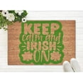 Front Door Rug Outdoor Shamrocks St Patricks Day Home Indoor Outdoor