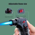 thumbnail image 2 of Torch Lighter Set,Candle Lighter Refillable, Windproof,Jet Flame,Adjustable Flame, Safety Lock, Ideal for Culinary, Crafts, Camping,Cooking (Butane Not Included), 2 of 6