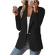 thumbnail image 1 of Women's Blazer Bussiness Casual Blazers Long Sleeve Button Down Blazer Jacket-Good, 1 of 5