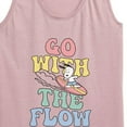 thumbnail image 3 of Peanuts - Summer Edition - Snoopy - Go with the Flow - Women's Racerback Tank Top, 3 of 5