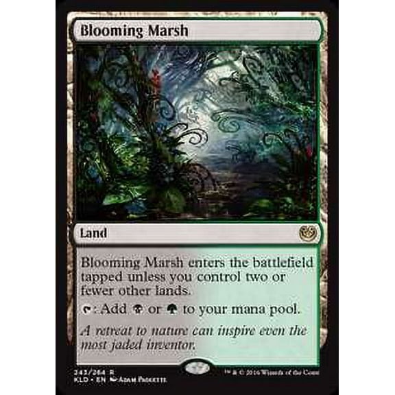 MtG Kaladesh Rare Blooming Marsh (Foil) #243