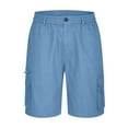thumbnail image 4 of WAENQINLA Mens Cargo Shorts Casual Lightweight Work Shorts with Multi Pockets Elastic Waist Summer Outdoor Work Cargoshorts, 4 of 6